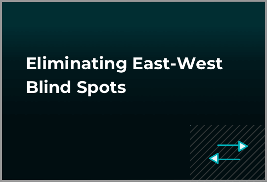 Eliminating east-west blind spots