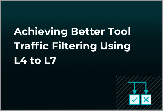 tool traffic filtering